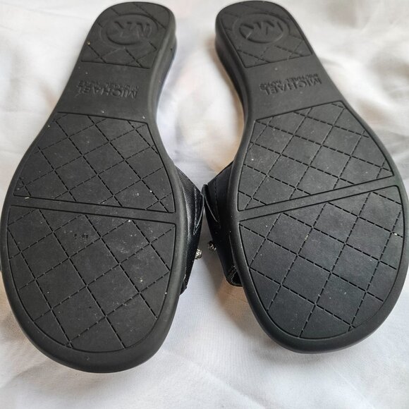 Michael Kors Pearl Embellished Sandals in Black - Picture 5 of 7